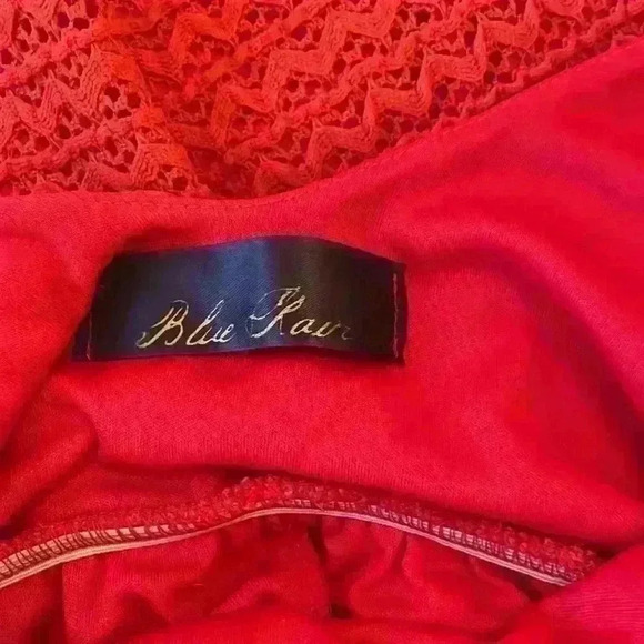 Blue Rain  red dress size M - Picture 3 of 4